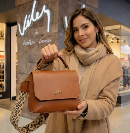 Bolso Carriel Vélez de Cuero Legítimo -Lanzamiento Exclusivo Con 80% de Descuento 🎁